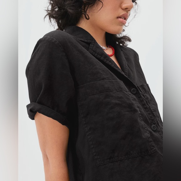 Everlane Linen Workwear Dress - Picture 2 of 5